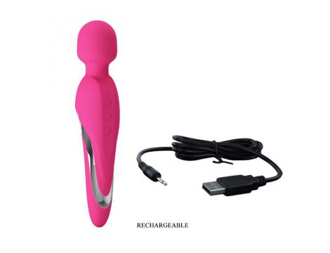 Potężny masażer wibracyjny Pretty Love Michael USB rozgrzewający 7 trybów - 10
