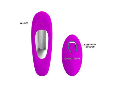 Wibrator wygięty Pretty Love Letitia z pilotem USB 10 funkcji - 8