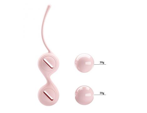 Kulki kegla silikonowe Pretty Love fioletowe - 5