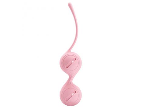 Kulki kegla silikonowe Pretty Love Tighten Up różowe - 2
