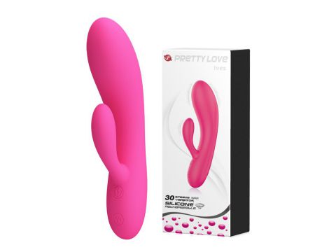 Wibrator punktu G Pretty Love Ives silikonowy różowy USB 30 trybów