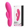 Wibrator punktu G Pretty Love Ives silikonowy różowy USB 30 trybów - 2