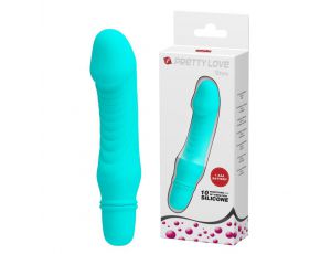 Mini wibrator silikonowy Pretty Love Stev niebieski 10 funkcji