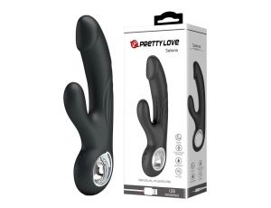 Wibrator punktu G Pretty Love Selene czarny USB 7 trybów