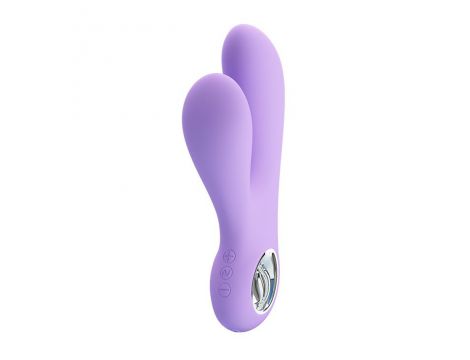 Wibrator punktu G silikonowy Pretty Love Canrol niebieski USB 7 funkcji - 2