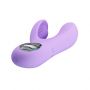 Wibrator punktu G silikonowy Pretty Love Canrol niebieski USB 7 funkcji - 5