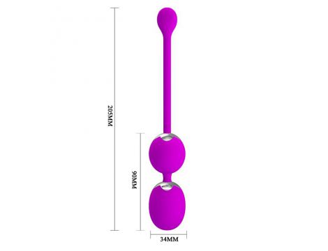 Kulki wibrujące Pretty Love Willie zdalnie sterowane USB 12 trybów - 5