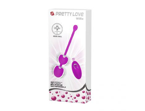 Kulki wibrujące Pretty Love Willie zdalnie sterowane USB 12 trybów - 11