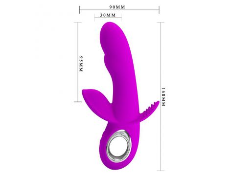 Wibrator króliczek silikonowy Pretty Love Humphray USB 16,8 cm - 6