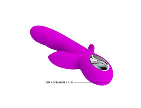 Wibrator króliczek silikonowy Pretty Love Humphray USB 16,8 cm - 8