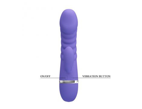 Wibrator punktu G silikonowy Pretty Love Tracy niebieski 7 funkcji - 7
