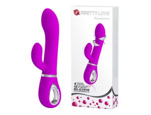 Wibrator króliczek punktu G Pretty Love Ternence fioletowy USB