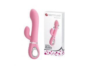 Wibrator króliczek punktu G Pretty Love Ternence różowy USB 19,6 cm
