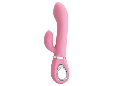 Wibrator króliczek punktu G Pretty Love Ternence różowy USB 19,6 cm - 3