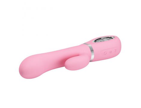 Wibrator króliczek punktu G Pretty Love Ternence różowy USB 19,6 cm - 4