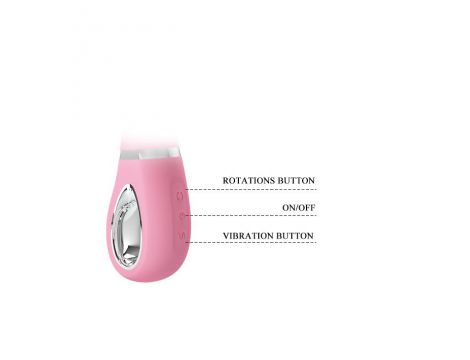Wibrator króliczek punktu G Pretty Love Ternence różowy USB 19,6 cm - 7