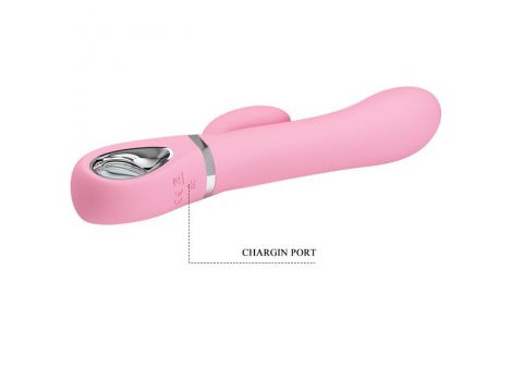 Wibrator króliczek punktu G Pretty Love Ternence różowy USB 19,6 cm - 8