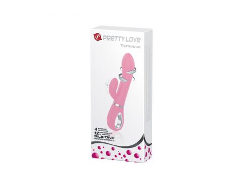 Wibrator króliczek punktu G Pretty Love Ternence różowy USB 19,6 cm - 10