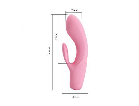 Wibrator królika punktu G Pretty Love TIM USB 12 funkcji z pamięcią - 6