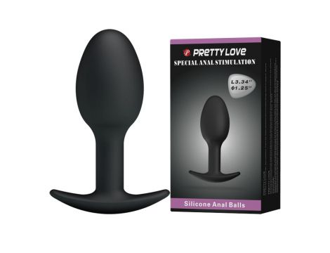 Silikonowy korek analny Heavy Balls Pretty Love