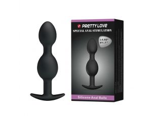 Korek analny silikonowy Pretty Love z pilotem 12,5 cm