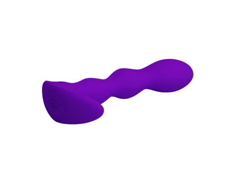 Wibrujący korek analny silikonowy Pretty Love Yale USB 12 trybów - 4