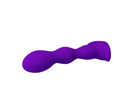 Wibrujący korek analny silikonowy Pretty Love Yale USB 12 trybów - 5
