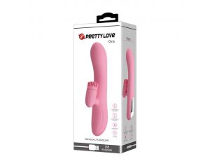 Wibrator silikonowy punktu G Pretty Love Chris rotujący USB 20,5 cm