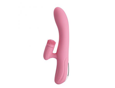 Wibrator silikonowy punktu G Pretty Love Chris rotujący USB 20,5 cm - 3