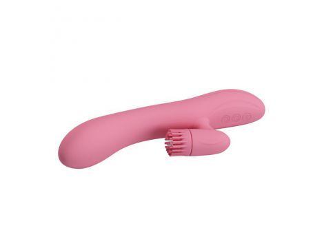 Wibrator silikonowy punktu G Pretty Love Chris rotujący USB 20,5 cm - 4