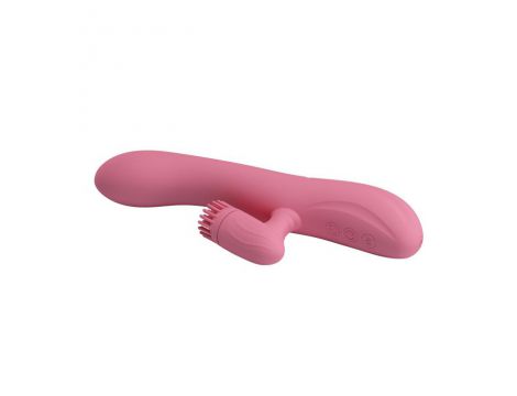 Wibrator silikonowy punktu G Pretty Love Chris rotujący USB 20,5 cm - 5