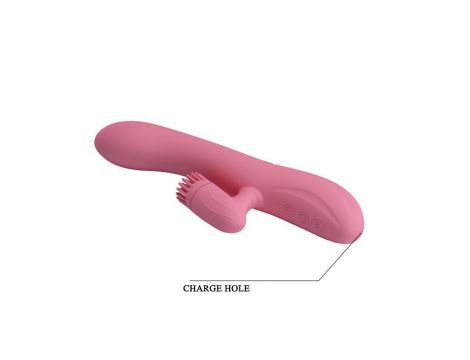 Wibrator silikonowy punktu G Pretty Love Chris rotujący USB 20,5 cm - 8
