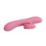 Wibrator silikonowy punktu G Pretty Love Chris rotujący USB 20,5 cm - 5