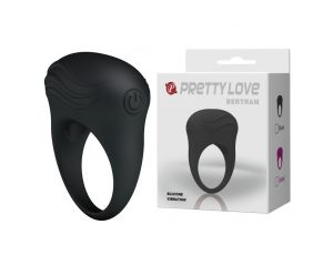 Pierścień erekcyjny wibrujący ultra silny Pretty Love Bertram z wypustką