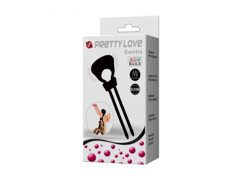 Pierścień erekcyjny wibrujący regulowany z wypustką Pretty Love Curitis - 9