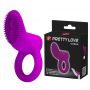 Pierścień erekcyjny wibrujący Pretty Love Cobra fioletowy - 2