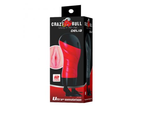 Wagina z wibracją Crazy Bull Delia Pretty Love 12 funkcji - 9