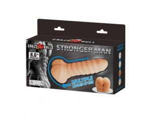 Wibrujący masturbator Crazy Bull Stronger Man
