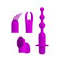 Zestaw wibracyjny Pretty Love silikonowy 12 trybów 4 w 1 - 5