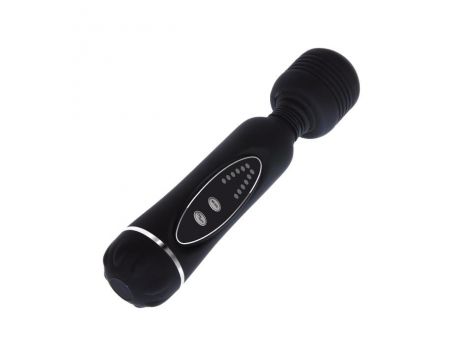 Różdżka masażowa Baile Power Wand 12 funkcji czarna silikonowa - 5