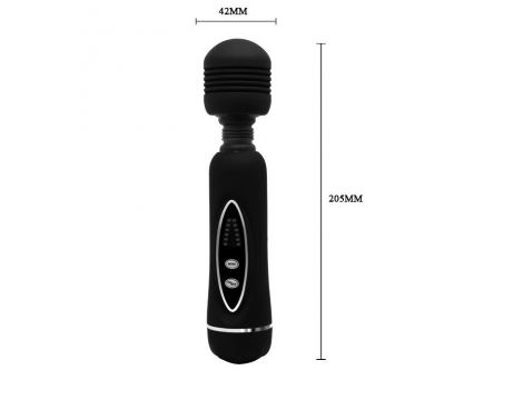 Różdżka masażowa Baile Power Wand 12 funkcji czarna silikonowa - 6