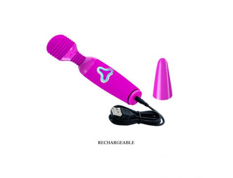 Różdżka masażowa Pretty Love silikonowa 7 trybów USB 25 cm - 7