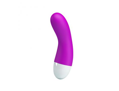Wibrator mini Ian Pretty Love fioletowy silikonowy USB 30 funkcji - 4