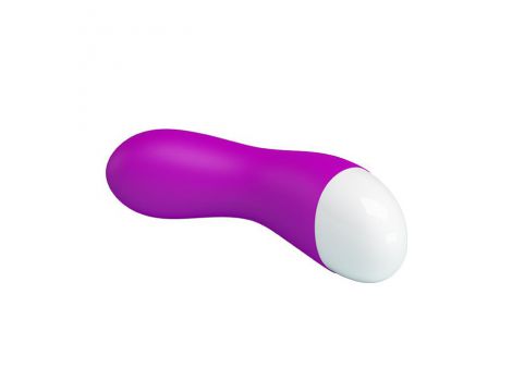 Wibrator mini Ian Pretty Love fioletowy silikonowy USB 30 funkcji - 5