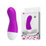 Wibrator mini Ian Pretty Love fioletowy silikonowy USB 30 funkcji - 2