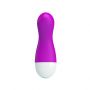 Wibrator mini Ian Pretty Love fioletowy silikonowy USB 30 funkcji - 4