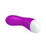 Wibrator mini Ian Pretty Love fioletowy silikonowy USB 30 funkcji - 6