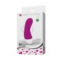 Wibrator mini Ian Pretty Love fioletowy silikonowy USB 30 funkcji - 11