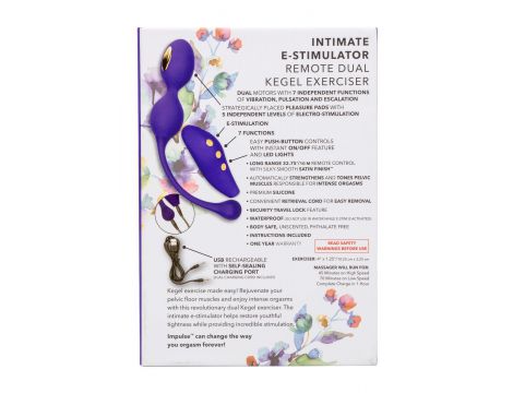 Estim Dual Kegel Exerciser Blue - 3