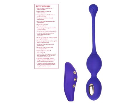 Estim Dual Kegel Exerciser Blue - 8